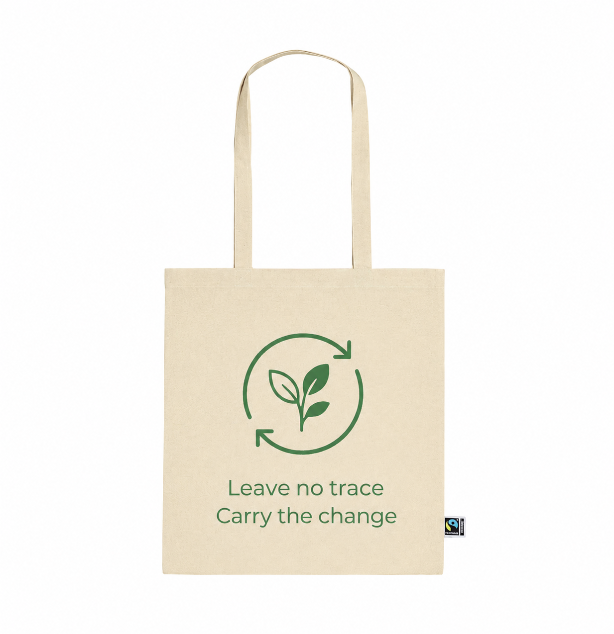 Shopper Fairtrade in Cotone – Leave No Trace, Carry the Change
