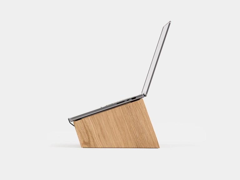 Supporto per Laptop in Legno Ergonomico