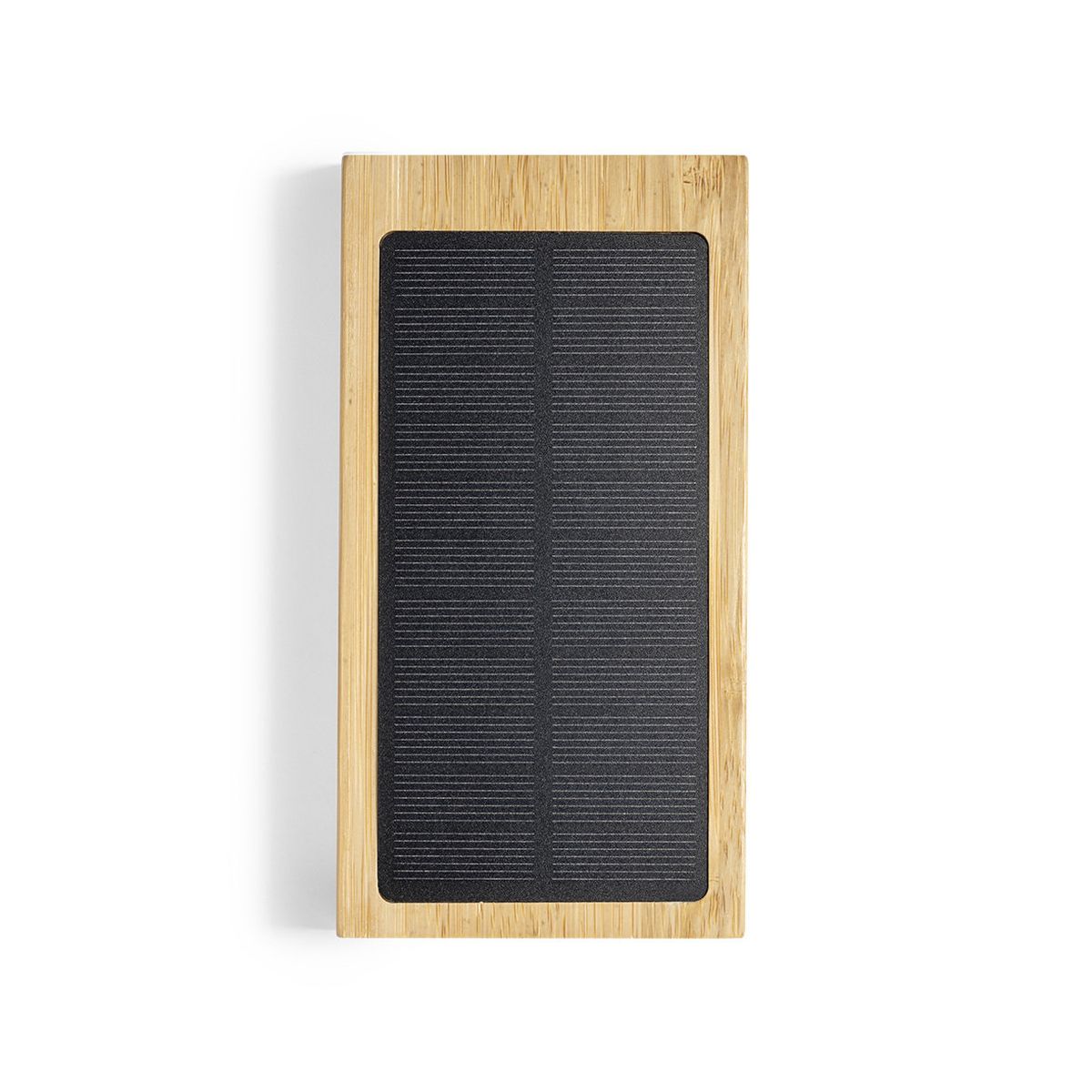 Power Bank Solare in Bambù 10.000 mAh