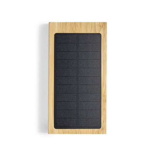 Power Bank Solare in Bambù 10.000 mAh